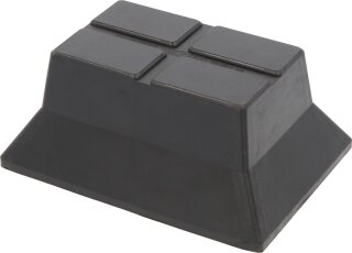 Gummiauflage 47 für Hebebühnen, 140 x 100 x 60 mm