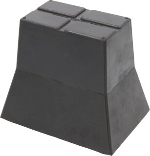 Gummiauflage 48 für Hebebühnen, 140 x 100 x 120 mm