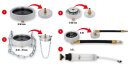 Universal-Adapter-Satz zur Bremsentlüftung mit...