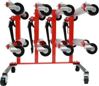 performance Aufbewahrungsgestell mit vier mechanischen Rangierhilfen, 5-tlg