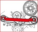 Nockenwellen-Fixierwerkzeug für VAG