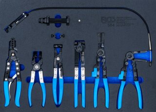 Werkstattwageneinlage 3/3: Schlauchklemmenzangen-Satz
