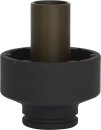 3/4" Nutmuttern-Schl&uuml;ssel mit 6 Zapfen mit F&uuml;hrungsrohr f&uuml;r Mercedes, Innenzapfen &Oslash; 46 mm