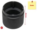3/4" Nutmuttern-Schl&uuml;ssel mit 4 Zapfen f&uuml;r Scania, Innenzapfen &Oslash; 65 mm