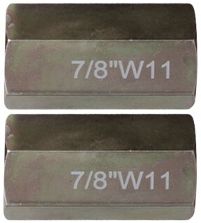 Gewindeadapter-Satz 7/8"x11G, 2-tlg