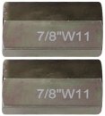 Gewindeadapter-Satz 7/8"x11G, 2-tlg