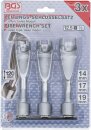 Leitungsschl&uuml;ssel-Satz, offen | Antrieb Innenvierkant 12,5 mm (1/2") | SW 14 - 17 - 19 mm