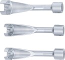 Leitungsschl&uuml;ssel-Satz, offen | Antrieb Innenvierkant 12,5 mm (1/2") | SW 14 - 17 - 19 mm