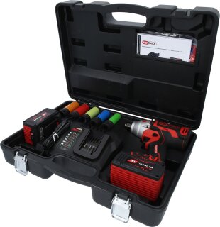 eMONSTER 1/2" Brushless-Akku-Schlag-Schrauber-Satz, 9-tlg