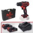 eMONSTER Brushless-Akku-Bohr-Schrauber-Satz, 4-tlg