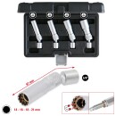 3/8" Zündkerzen-Stecknuss-Satz, 4-tlg,...