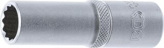 Steckschlüssel-Einsatz Zwölfkant, tief | Antrieb Innenvierkant 12,5 mm (1/2") | SW 14 mm