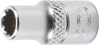 Steckschlüssel-Einsatz Zwölfkant | Antrieb Innenvierkant 6,3 mm (1/4") | SW 6 mm