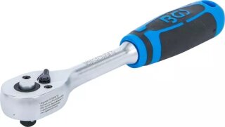 Umschaltknarre | gerade Ausführung | feinverzahnt | Abtrieb Außenvierkant 6,3 mm (1/4")