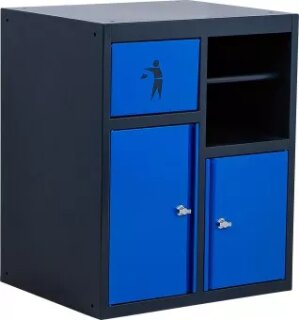 Unterschrank | mit Rollenhalter und Abfallmodul