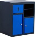 Unterschrank | mit Rollenhalter und Abfallmodul