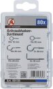 Schraubhaken-Sortiment | 80-tlg.