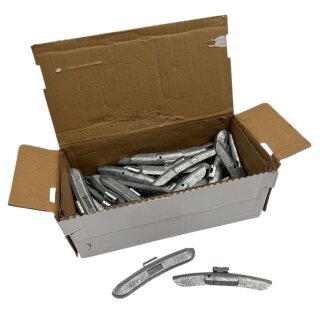 Auswuchtgewichte, Zinkgewichte für Stahlfelge 45g unbeschichtet 50 Stück