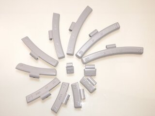 Auswuchtgewichte Zinkgewichte für Alufelge 5g 25 Stück (TRAX UK)