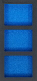 Werkstattwageneinlage 1/3, leer: 3 Ablagefächer | 408 x 189 x 32 mm