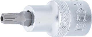 Bit-Einsatz | Antrieb Innenvierkant 12,5 mm (1/2") | T-Profil (für Torx) mit Bohrung T40