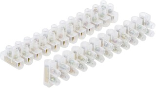 Lüsterklemmen | 4,0 mm² | 6 Amp. | 2 Stück | 12er Block