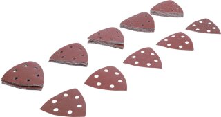 Schleifblatt-Satz für Dreieckschleifer | 95 x 95 mm | K 40 - 180 | 50-tlg.