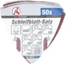 Schleifblatt-Satz f&uuml;r Dreieckschleifer | 95 x 95 mm | K 40 - 180 | 50-tlg.