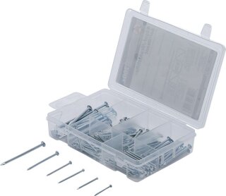Nägel-/Drahtstifte-Sortiment | 200-tlg.