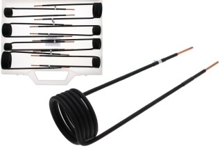 Induktions-Spulen-Satz für Induktionsheizgerät | 90° abgewinkelt | für Art. 2169, 3390, 3391 | 8-tlg.