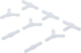 Schlauchverbinder-Sortimente | kraftstoffbeständig | 3 mm | 8 tlg.