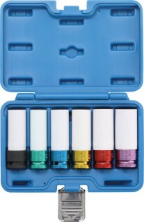 Kraft-Schoneinsatz-Satz | Antrieb Innenvierkant 12,5 mm (1/2") | SW 15 / 17 / 19 / 21 / 22 mm / MS17 | 6-tlg.