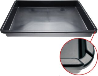 Mehrzweckwanne mit Ausgießer | schwarz | 50 l