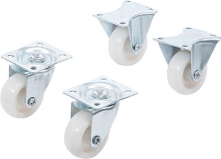 Lenk-/Bockrollen-Satz | 40 mm | 4-tlg.