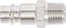 Druckluft-Stecknippel | 6,3 mm (1/4") Au&szlig;engewinde