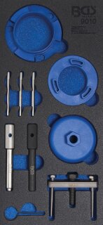 Werkstattwageneinlage 1/3: Motor-Einstellwerkzeug-Satz | für Jaguar, Land Rover, Ford, Citroën 2.0, 2.2, 2.4, 3.2 Diesel