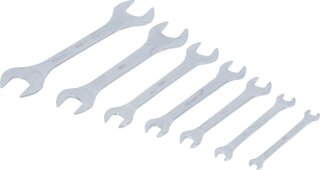 Doppel-Maulschlüssel-Satz | extra flach | SW 6 - 23 mm | 7-tlg.