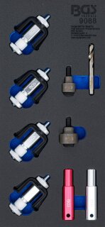 Werkstattwageneinlage 1/3: Montagewerkzeug-Satz für Einparksensoren-Halter