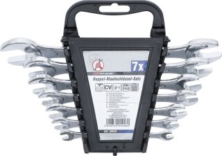 Doppel-Maulschlüssel-Satz | SW 6 x 7 - 19 x 22 mm | 7-tlg.