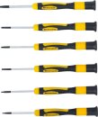 Pr&auml;zisions-Schraubendreher-Satz | T-Profil (f&uuml;r Torx) | 6-tlg.