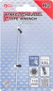 Winkelschl&uuml;ssel | extra lang | Innensechskant / Innensechskant mit Kugelkopf 2,0 mm