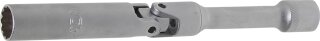 Zündkerzen-Gelenkeinsatz Zwölfkant, extra lang | Antrieb Innenvierkant 10 mm (3/8") | SW 14 mm
