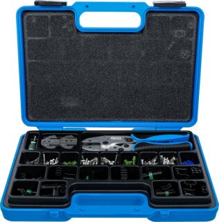 Crimpzangen-Satz mit wasserdichten Steckverbindern | 220-tlg.