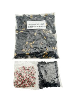 Premium- Gummiventil (Snap-In) mittel TR414 unmontiert (Kappen+Einsätze lose)  100 Stück