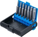 Schraubenausdreher-Satz | f&uuml;r defektes T-Profil (f&uuml;r Torx) T10 - T40 | 7-tlg.