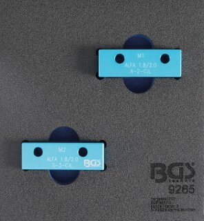 Werkstattwageneinlage 1/6: Nockenwellen-Arretierwerkzeug-Satz | für Alfa Romeo 1.8l / 2.0l 16V