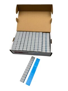 602C-E grau kunststoff-beschichtete RMZ Klebegewichte 60g (12x5g) m. überstehendem Liner 100 Riegel