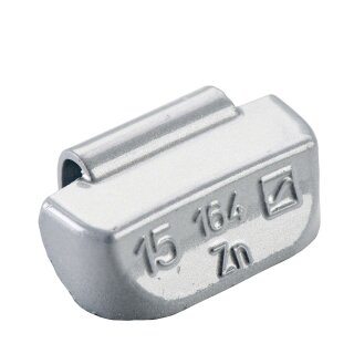 Schlaggewicht - Typ 164, 15g, Zink, silber