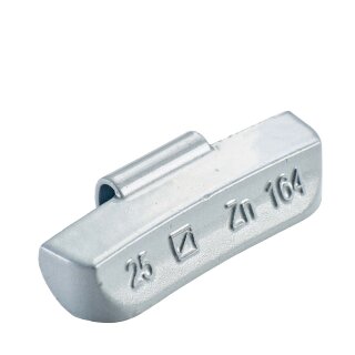 Schlaggewicht - Typ 164, 25g, Zink, silber